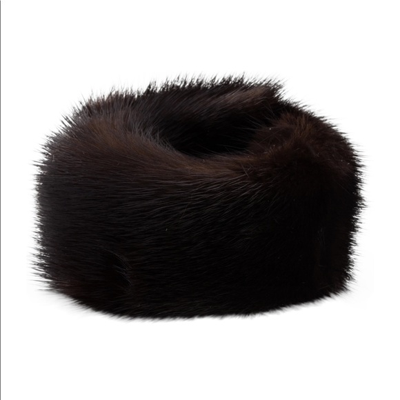 Brown and multicolor mink for cuff. - Picture 4 of 4